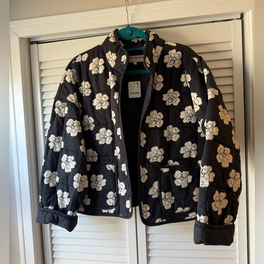 Free People Chloe Quilted Jacket NWT